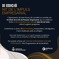 XI Edició Nit de l'Impuls Empresarial