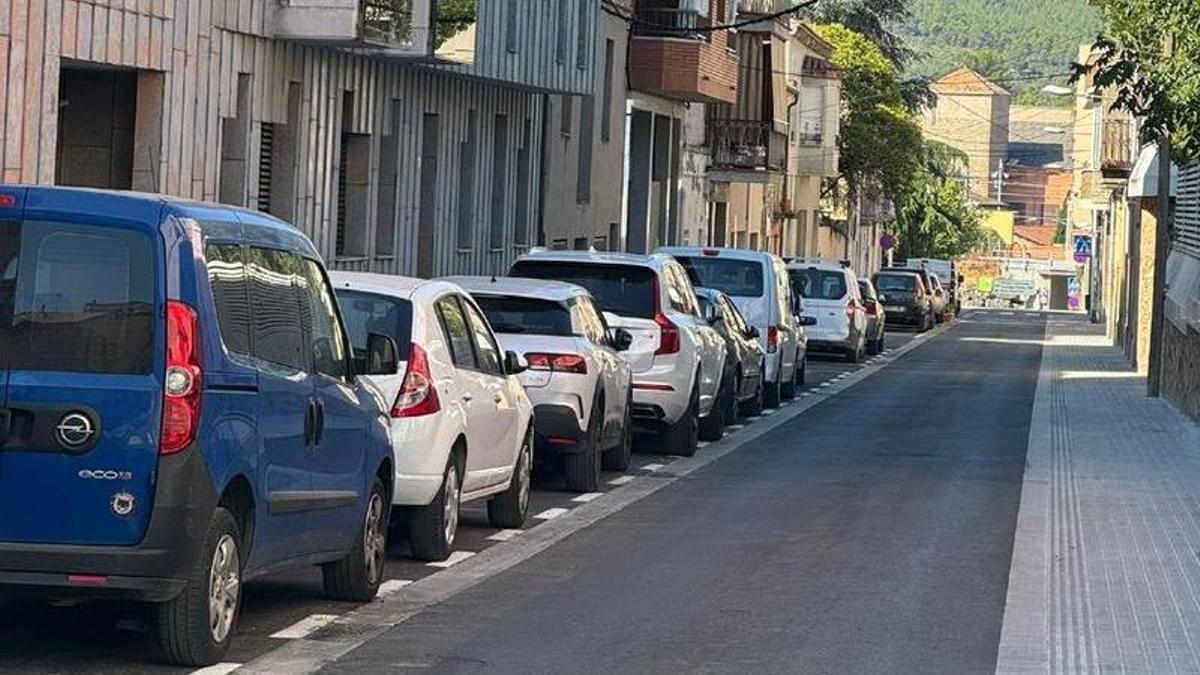 Sant Vicenç completa la reurbanització del carrer Armengol